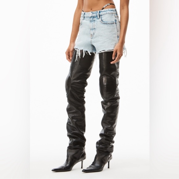 Alexander Wang Shoes - $1995 Alexander Wang Viola 65 High Hip Cow Leather Boots